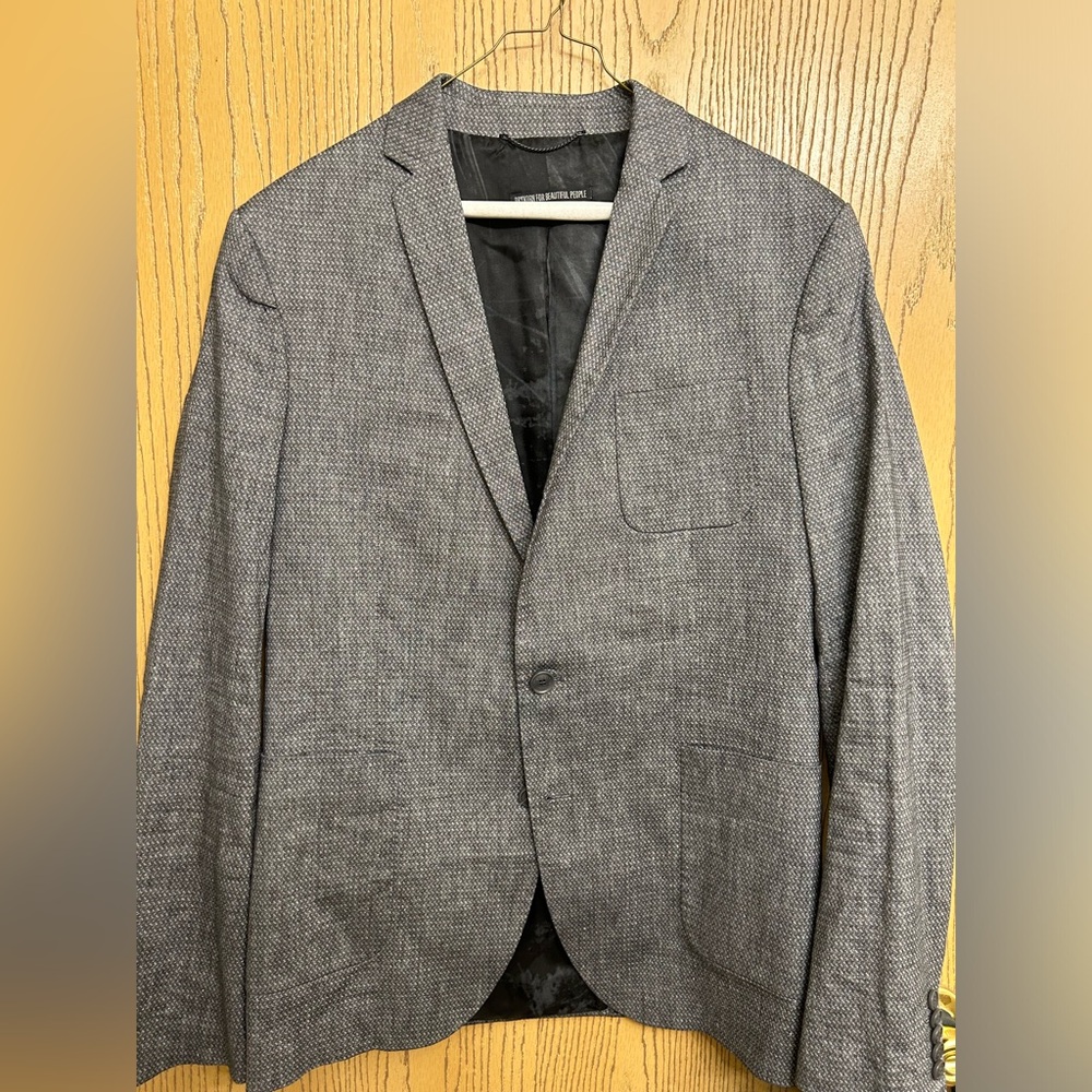 DRYKORN gray checkered blazer